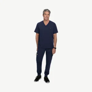 KOI - Casacca - On Call - Navy - Collo fantasia