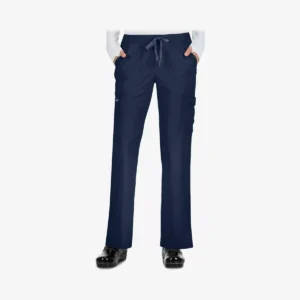 KOI - Pantalone - Donna 731 Regular - Navy - Elastico rosso